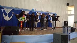 Dancing to the song 'I'm walking' by Alemba