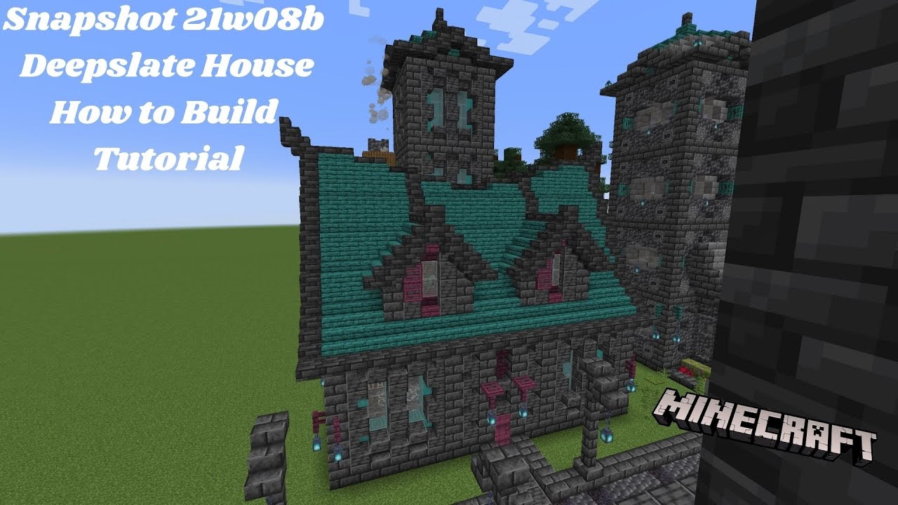 Download Block by Block How to Build Minecraft Deepslate House Tutorial Part 3: The Interior