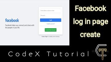 ASMR Programing -  Facebook log in page | CodeX Tutorial - no talkng