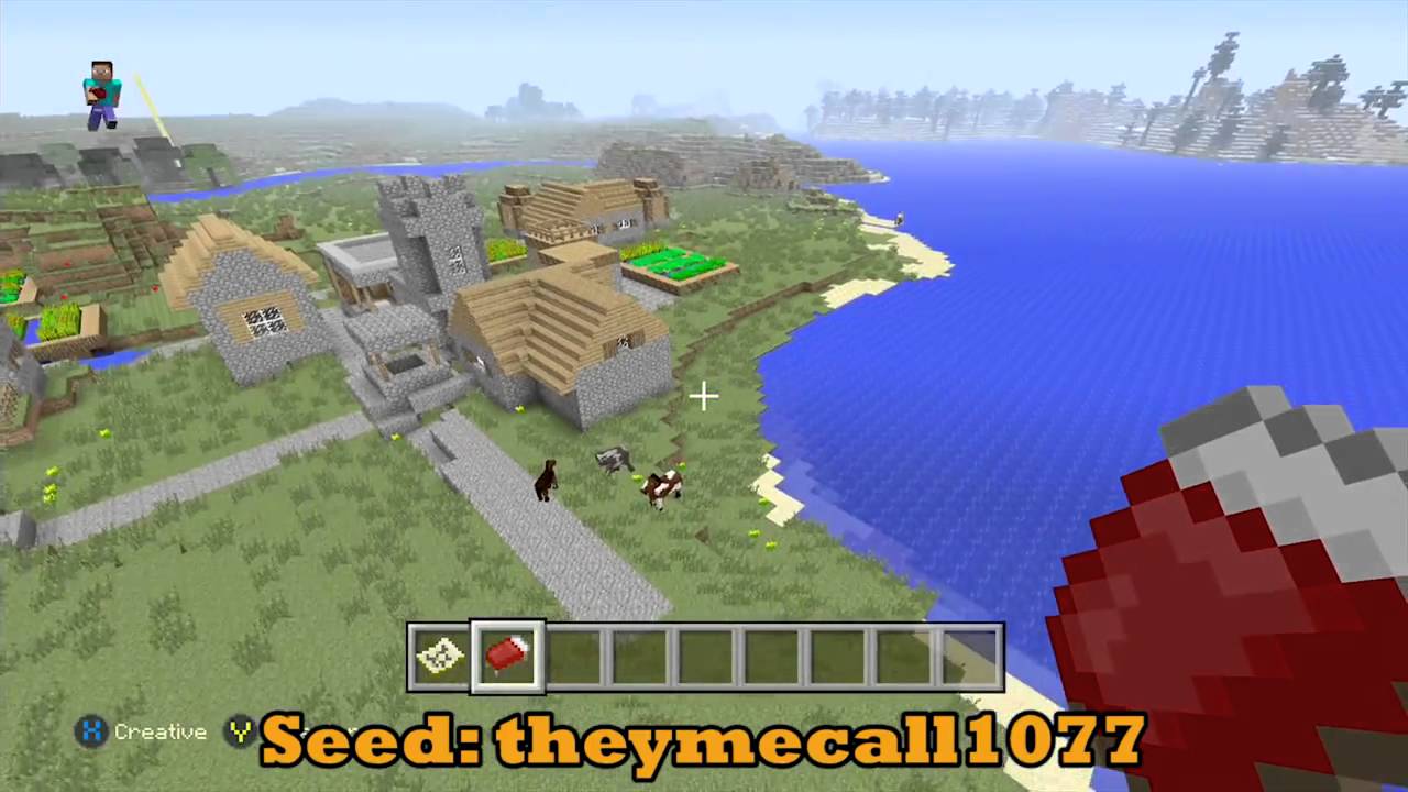 Minecraft Ps4 Seeds Village At Spawn