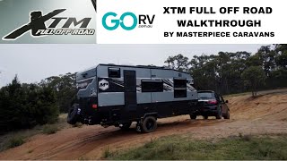 This Single Axle  Off Road Caravan Has It All The 2024 Xtm By Masterpiece Caravans Walkthrough