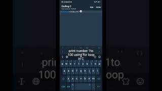 #Shorts #Print 1 to 100 numbers using for loop in C #Happy life # learn C