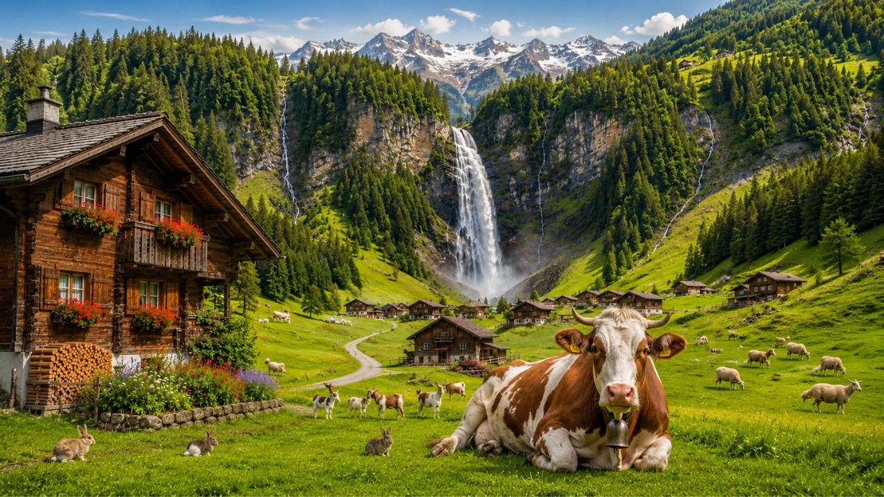 A Peaceful Morning In A Swiss Village Nature Sounds Relaxing Music a-peaceful-morning-in-a-swiss-village-nature-sounds-relaxing-music
