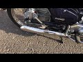 Honda super cub90 HA02 clipping point muffler idling
