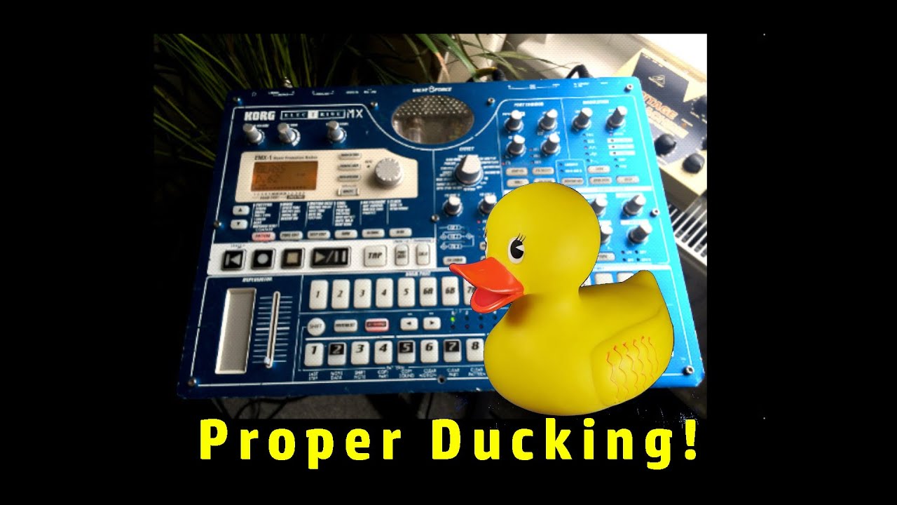 Korg EMX The ABSOLUTE BEST Sidechain Methods (without sacrificing Modulation) .. ducking electribe