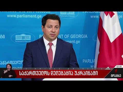 ქართული დელეგაცია უკრაინაში გასამგზავრებლად ემზადება