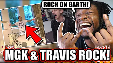 Machine Gun Kelly & Travis Barker - Misery Business (Paramore Cover) REACTION