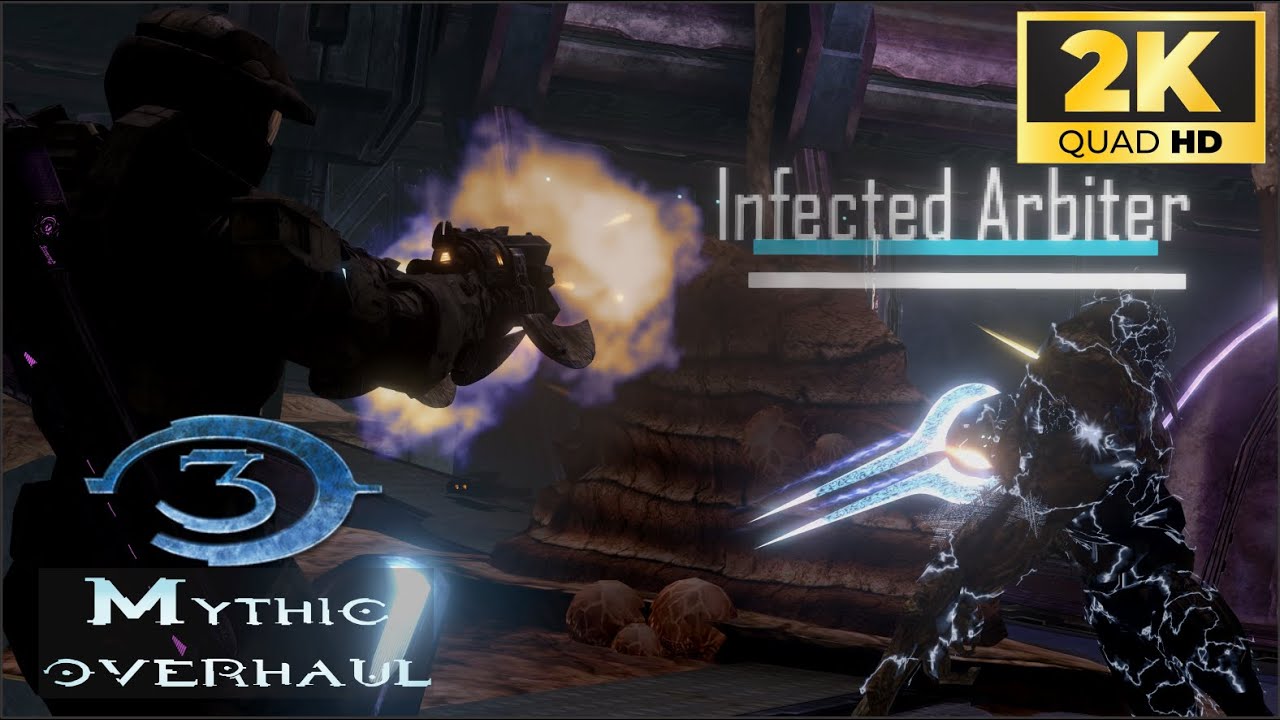 Halo 3 mythic overhaul level 8 Cortana - YouTube