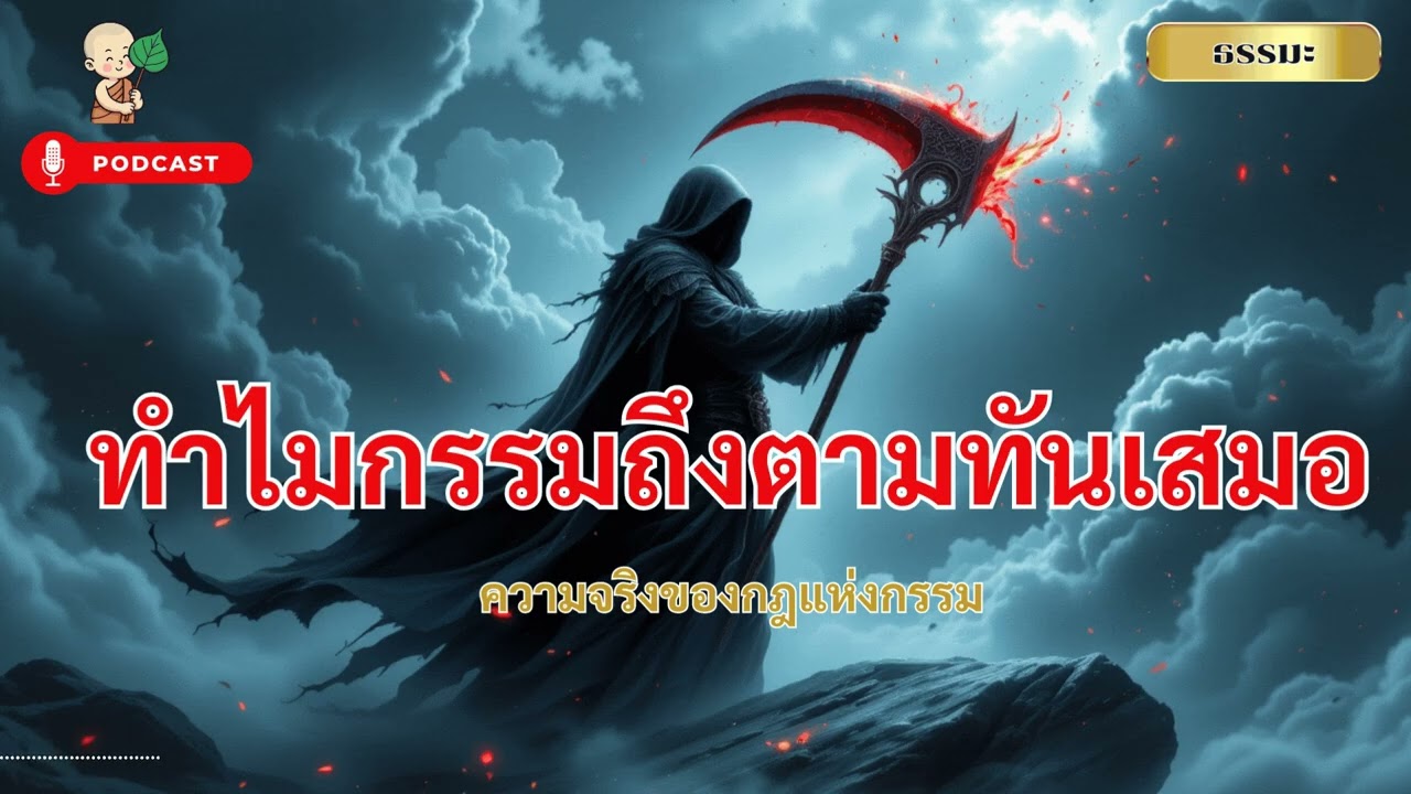 กรรมไม่เคยลืมเรา  ทำไมผลกรรมตามทันเสมอ | พุทธวจนะ เสียงแห่งความจริง