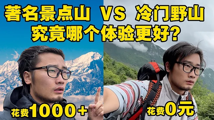 花1000元爬景点名山和0元体验冷门野山，哪个体验更好？ - 天天要闻
