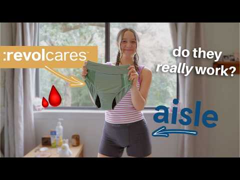 I Tested Period Underwear! | Aisle & Revolcares Honest Review