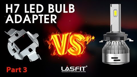 How to: H7 LED headlight bulb retainer holder adapter install on VW Jetta / Mercedes ML350 E350