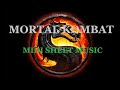 Mortal kombat theme song  midi sheet music