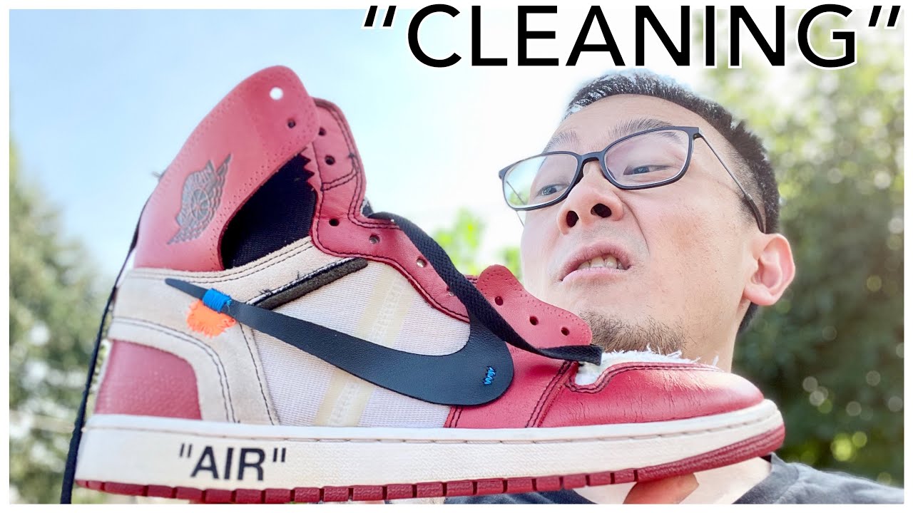how to clean jordan 1 off white
