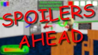 (SPOILERS) Baldi's Basics Plus 0.9 Pre-release | Tutorial Level