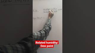 @Buildingsanchalan  Related humidity formula/Dew point