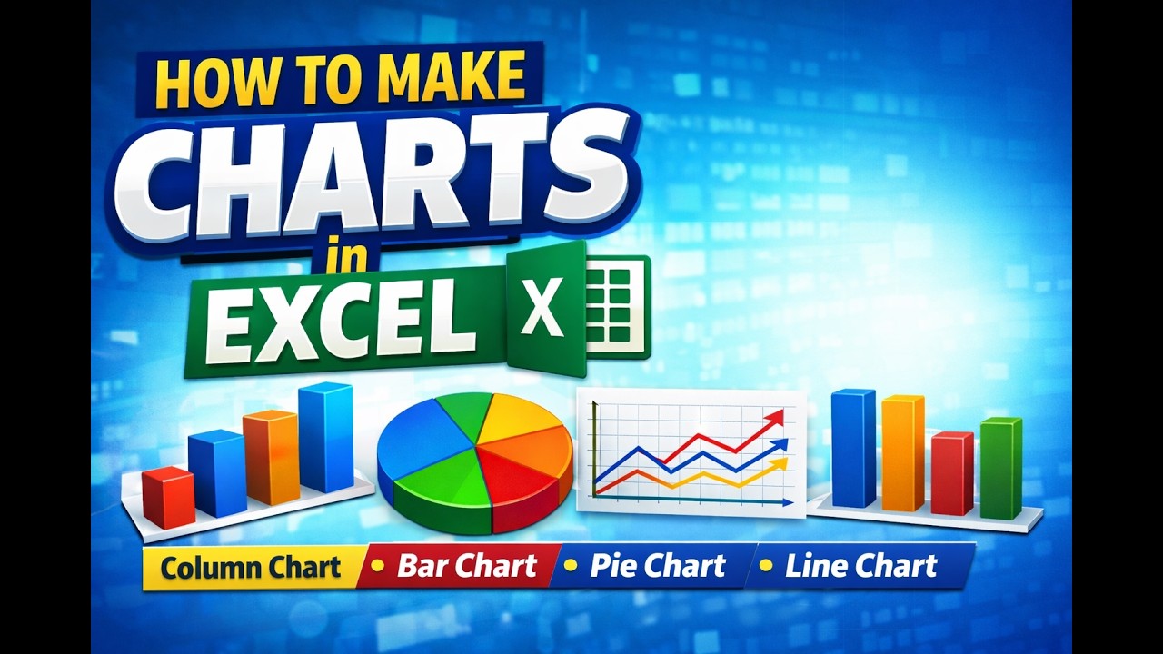 Lesson 11:Excel Chart Tutorial for Beginners | Create Charts in ...