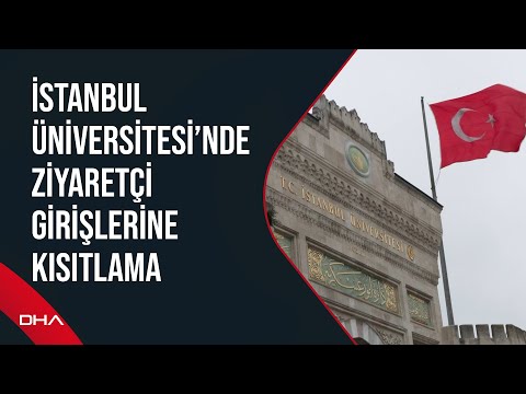 İstanbul Üniversitesi'nde ziyaretçi