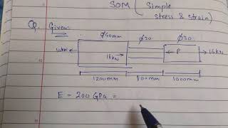 Simple stress and simple strain numerical som explanation in hindi screenshot 5