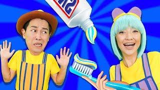 No No Brush My Teeth Song - Surprise Eggs + More | Tigi Boo Kids Songs