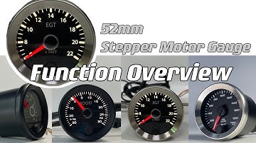 52mm Stepper Motor Gauge Function Overview │RICO Instrument