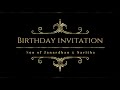 BIRTHDAY INVITATION VIDEO | BABY THRISHEN |