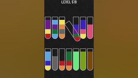 Water Sort Puzzle   level 519 !!! Mobile Cell Phone Game Walkthrough Android / Apple