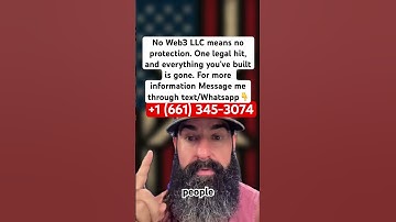 Set up your LLC and web3 wallet, get your crypto off exchange.#xrp #bitcoin #crypto #xrparmy #shorts