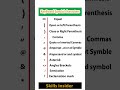 special characters in keyboard | name of special characters | name of symbols | skills Insider