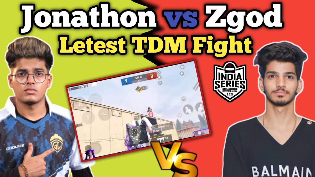 Jonathan vs Zgod Pure 1v1 Fight in TDM 🔥 Godlike Letest TDM. Mach - YouTube