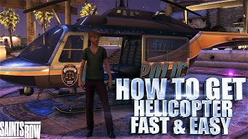 Saints Row-How To Get A HELICOPTER EARLY GAME   Saints Row 2022  Tips & Tricks