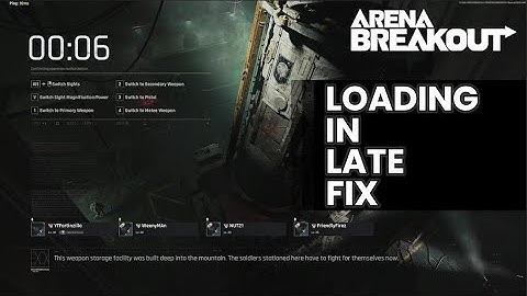 How to Fix Arena Breakout Infinite Loading in Late