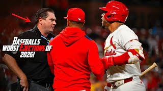 Baseball’s Worst Ejections of 2026! (So far)