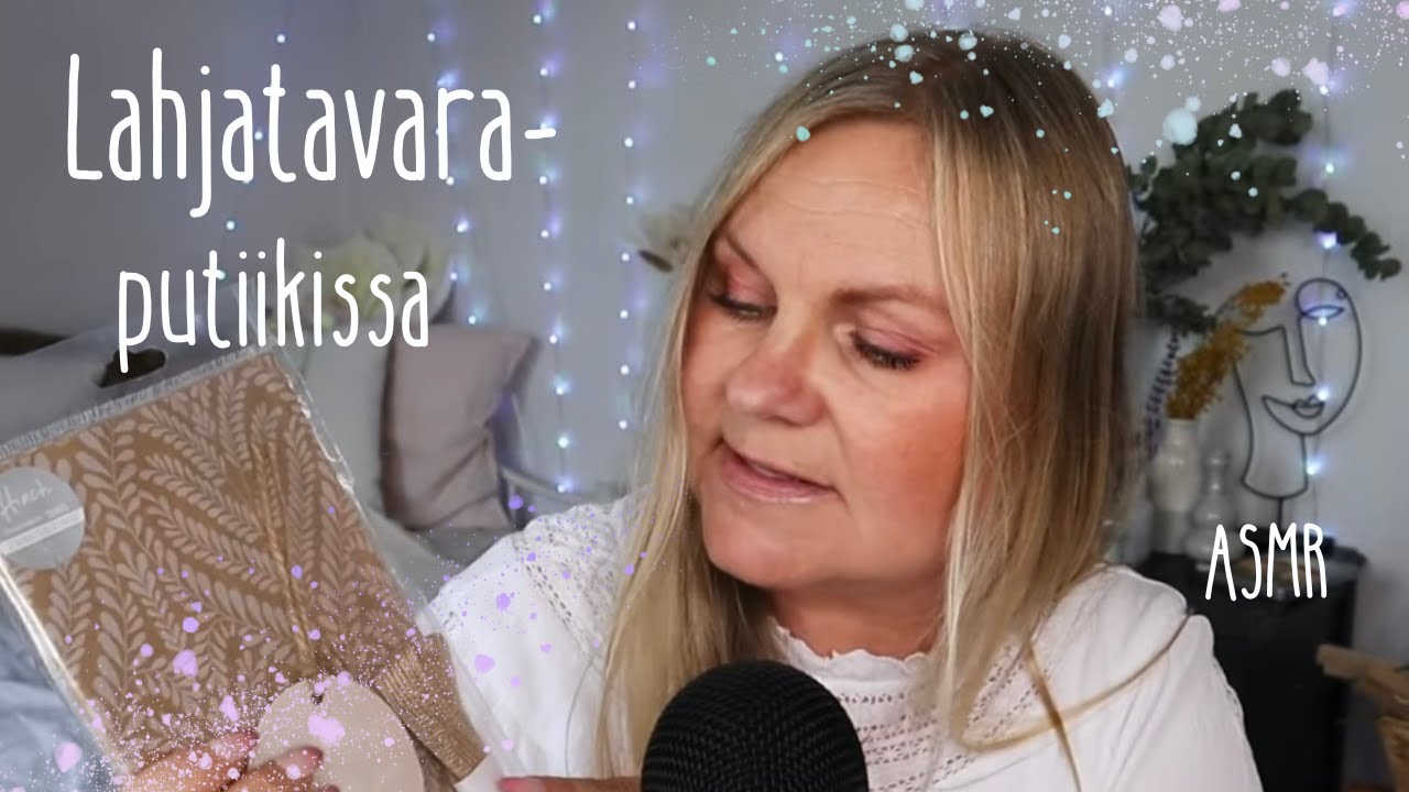 ASMR SUOMI - Lahjatavara-putiikki  - Role Play