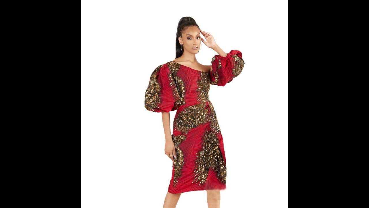 dahlia print one shoulder dresses