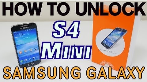 How to Unlock Samsung Galaxy S4 Mini for EVERY Network (O2, AT&T, Vodafone, Telus, Bell, ETC)