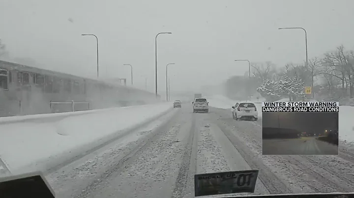 Major winter storm causes messy roads all over Chicago area