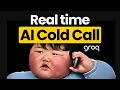 Insanely fast ai cold call agent built w groq