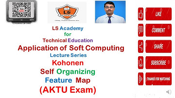 Self Organizing Map in soft computing | | kohonen self organizing maps| kohonen algorithm |AKTU EXAM