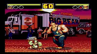 Fatal Fury 2(Genesis)-Jubei Yamada vs Big Bear IV