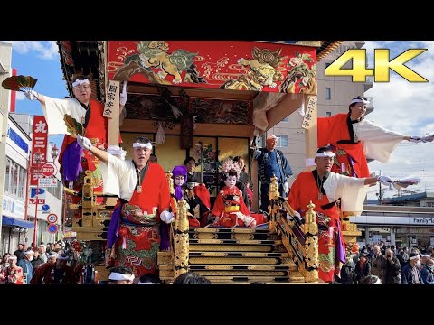 4K Chichibu Yomatsuri (Night Festival) 2023 秩父夜祭 笠鉾 屋台 日本の祭り