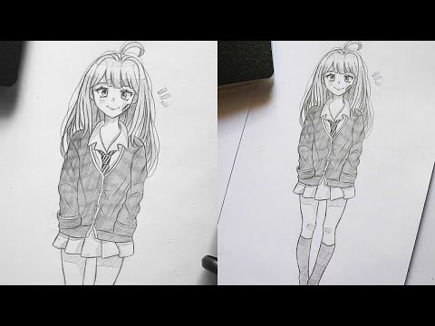 How To Draw Anime Girl Full Body Easy