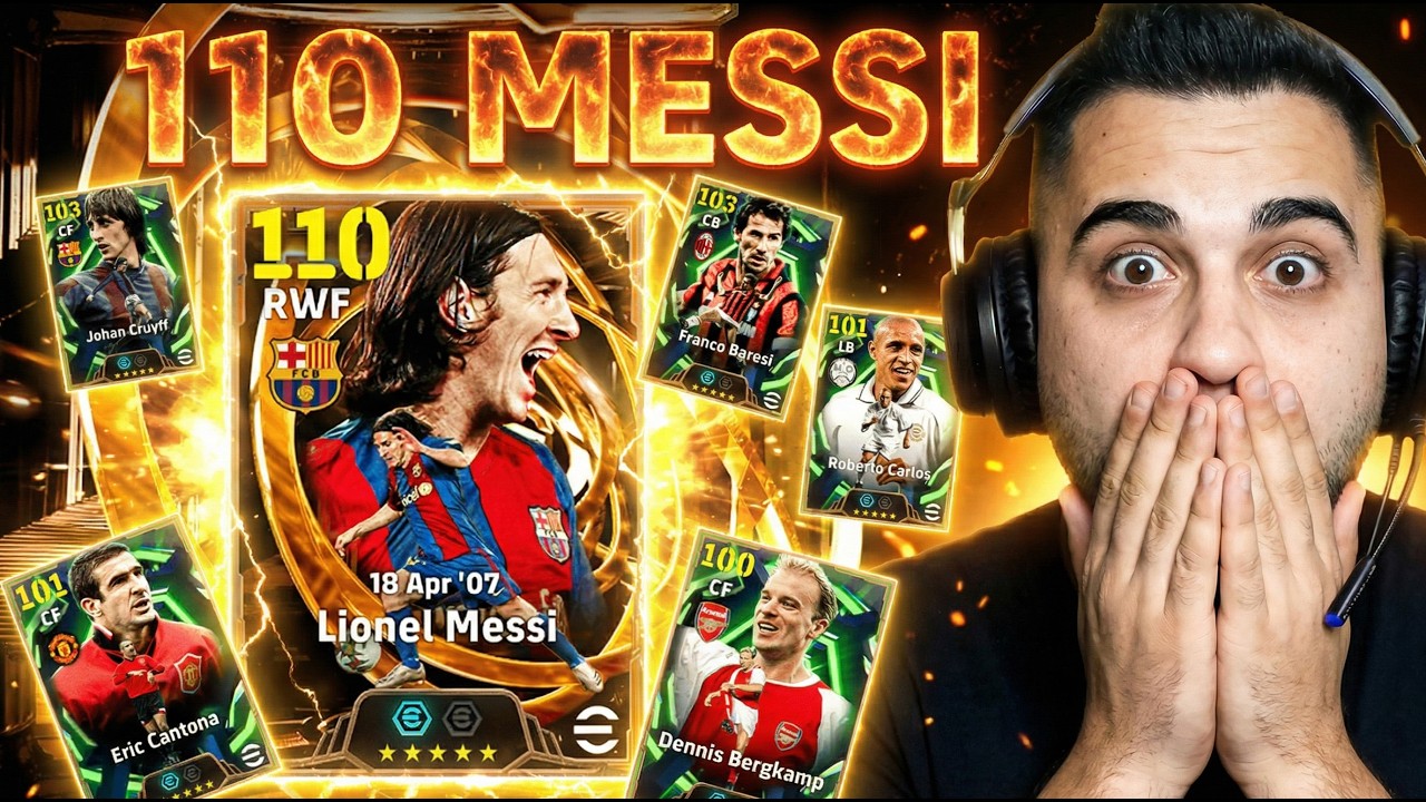 OHA! 110 BOMBACI MESSI! 🐐 PAKETTEKİ TÜM EPİKLERİ ÇIKARDIM ve DENEDİM! 🔥 eFootball Mobile 2026