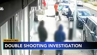Surveillance video shows man wanted in Philadelphia double shooting