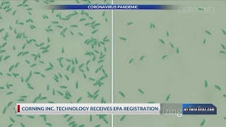 Corning Inc. technology receives EPA Registration; proven to kill 99.9% of the COVID-19 virus