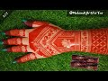 Trying Full hand bridal mehndi stencil/how to use mehndi stencil#mehndistickers#mehndistencil#viral
