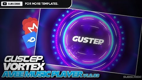 Avee Player Template | VORTEX | By Gustep.