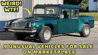 WEIRD VEHICLES! 9 Odd Vehicles Selling Online - Links to Ads in Video Description Below