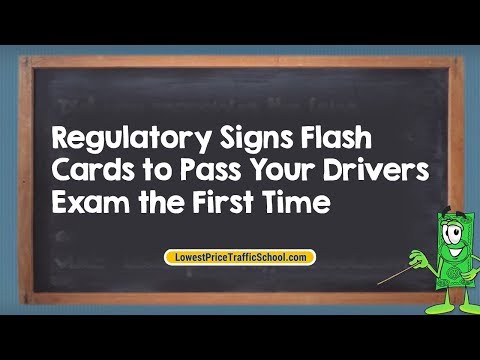 فلش کارت های علائم راهنمایی و رانندگی برای قبولی در آزمون رانندگی در همان بار اول