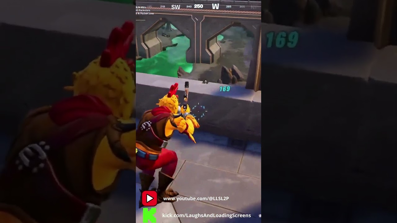 Silly goose trying to run away